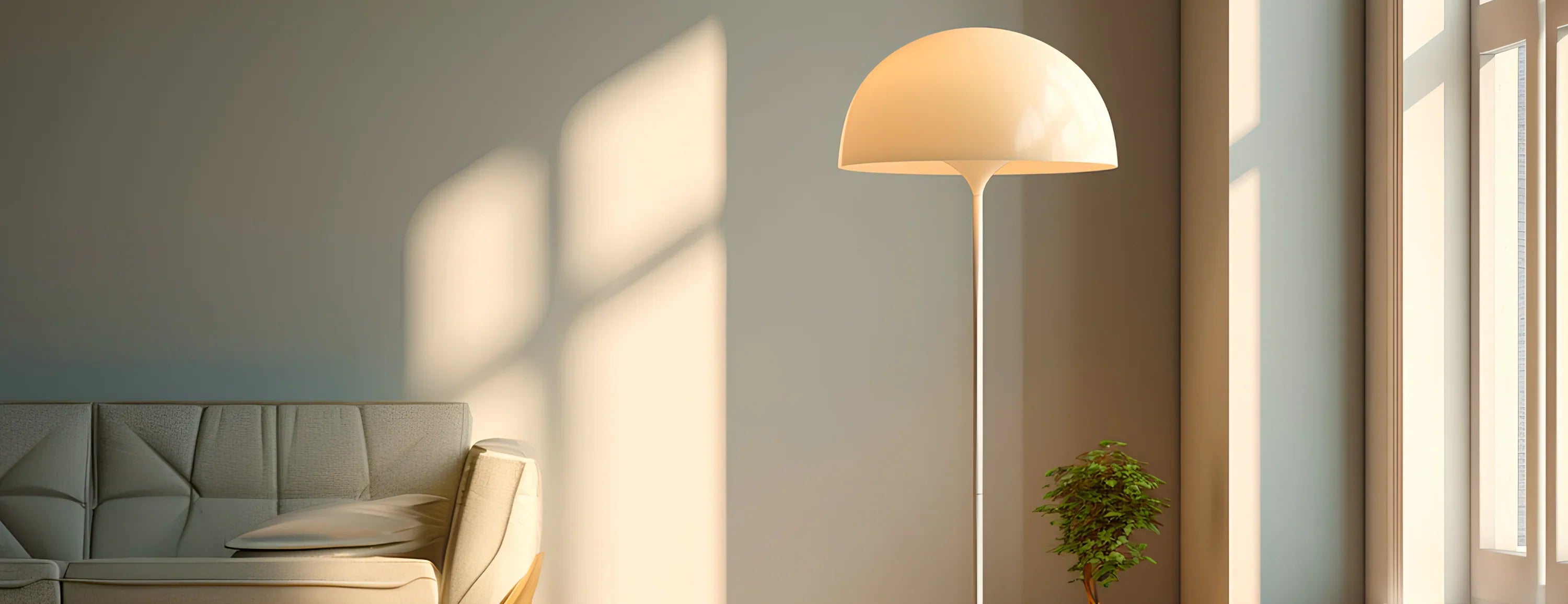 Mordern White Mushroom Floor Lamp